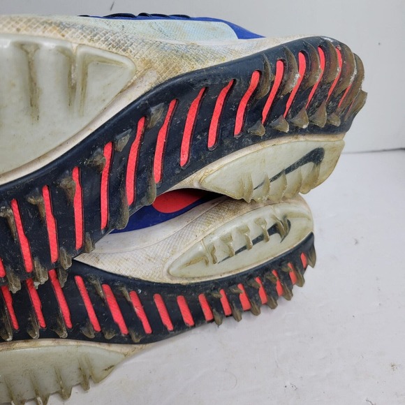 Nike Golf Lunar Control Vapor Blue Solar Red Shoes 849971-401 Sz 10 US Men's - Picture 11 of 16